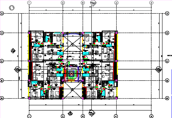 Bungalow working plan detail dwg file