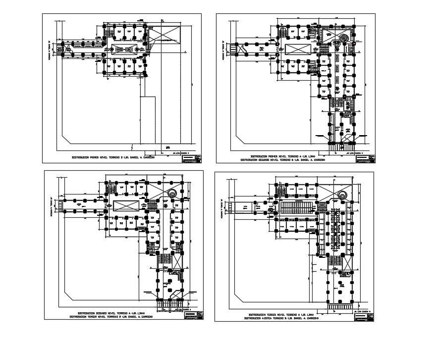  Commercial Building Floor Plan In DWG File