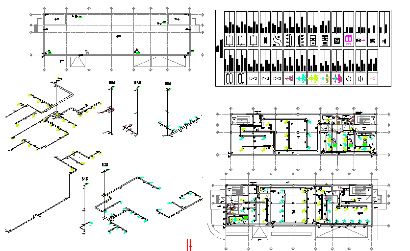  Commercial plan detail dwg file