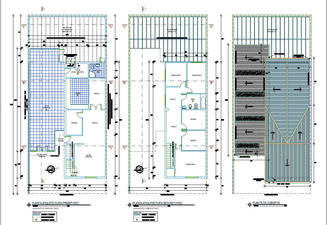  Commercial working plan detail dwg file