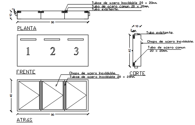 Furniture Elevation and Plan DWG File for Interiors
