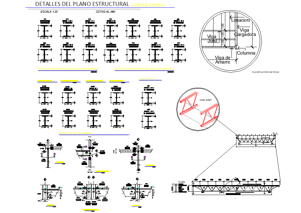  I section plan detail dwg file
