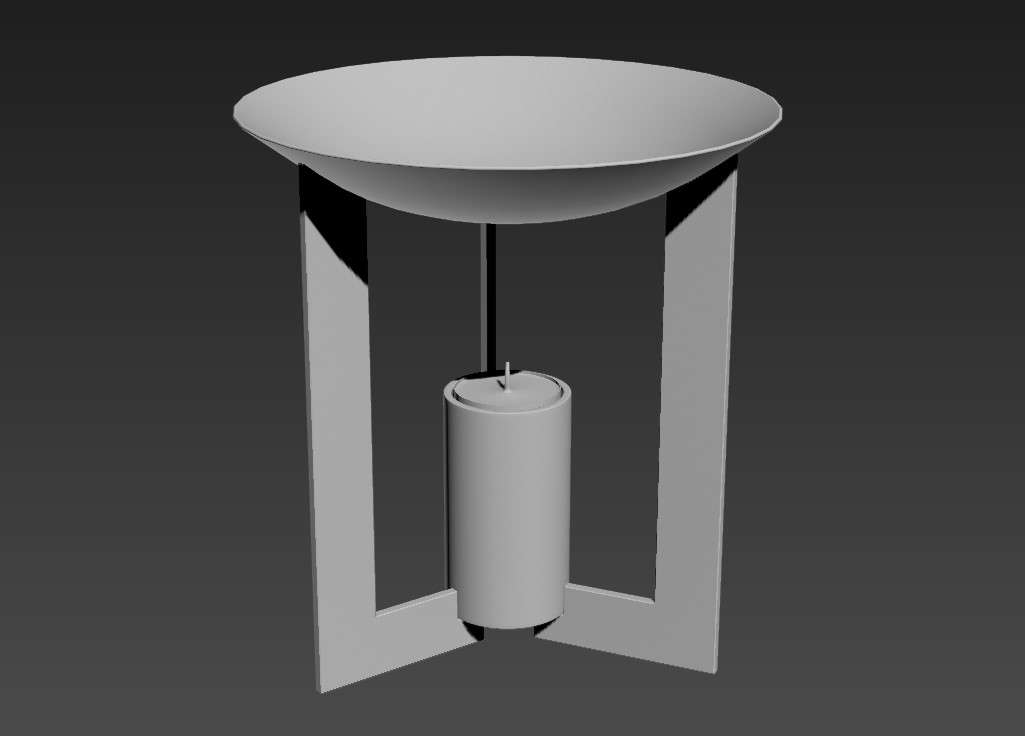  Metal Candle Holders In 3D MAX File Free 