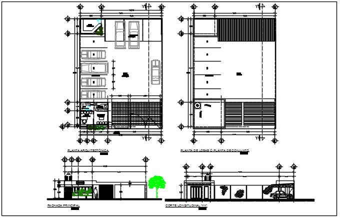  Plan and elevation detail dwg file