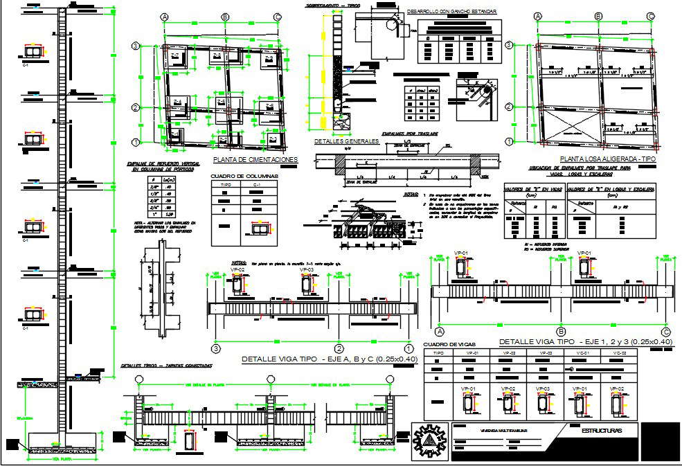  Structural-building plan 40m2