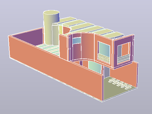  3D modern house design drawing on architectural based design drawing