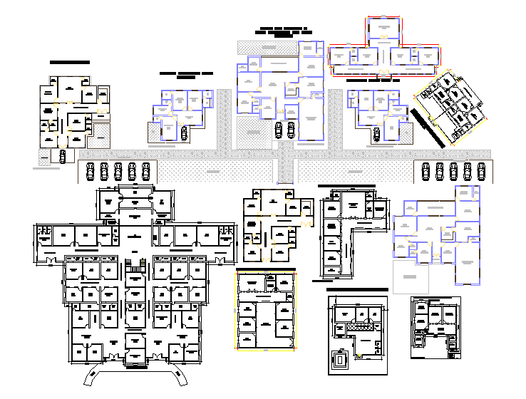 Residential Apartment Lay-out detail