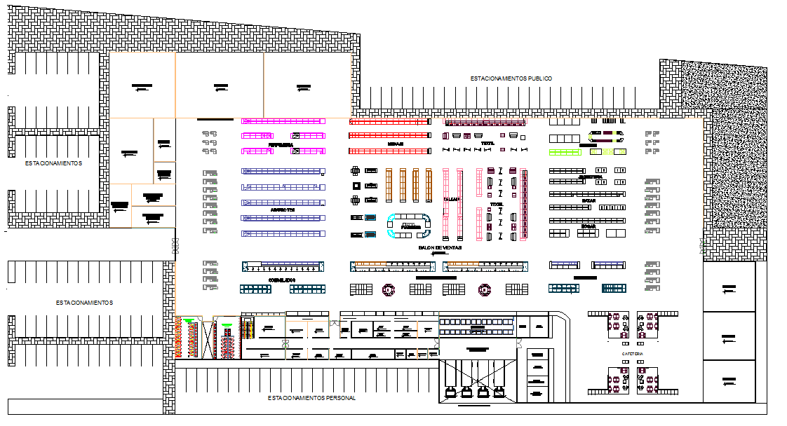 Shopping Centre Lay-out