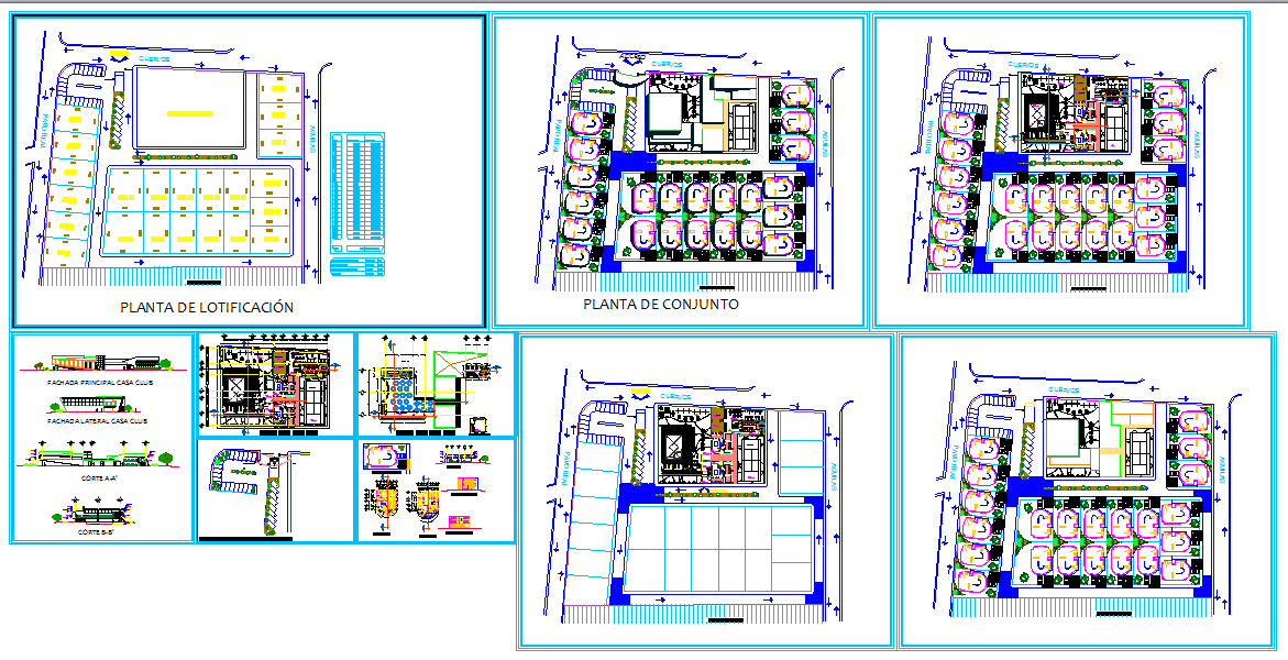 Club House Detail plan