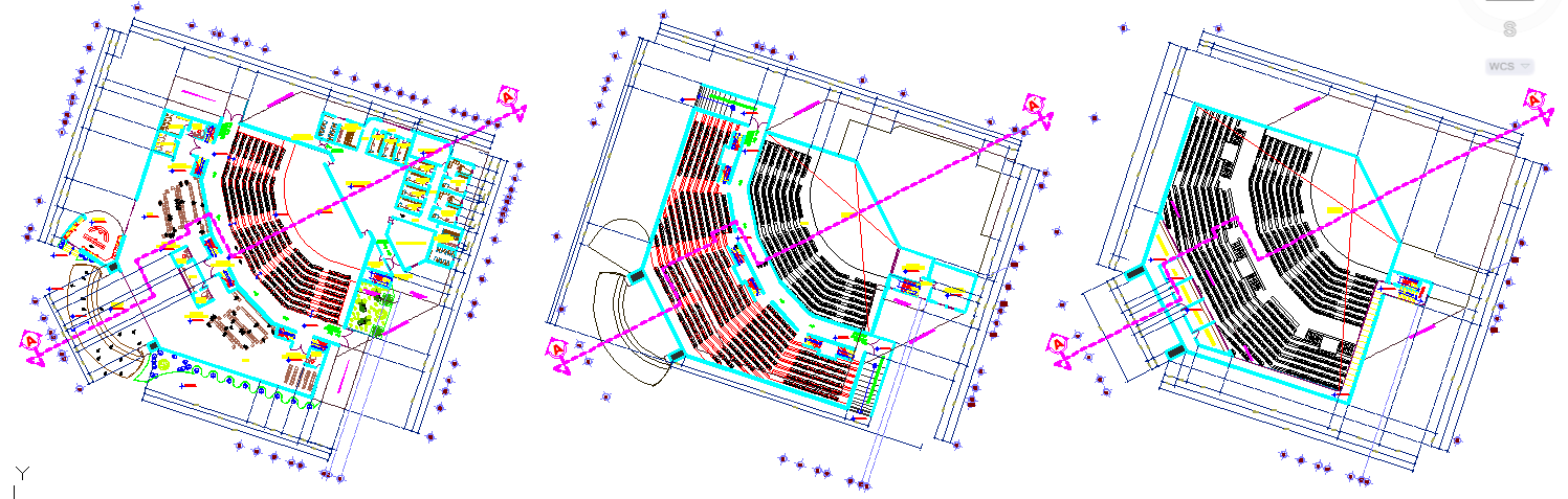 Auditorium Plan Drawing