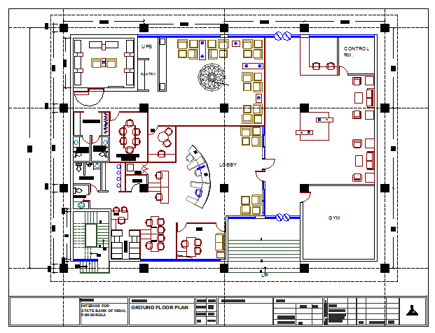 Bank Interior design