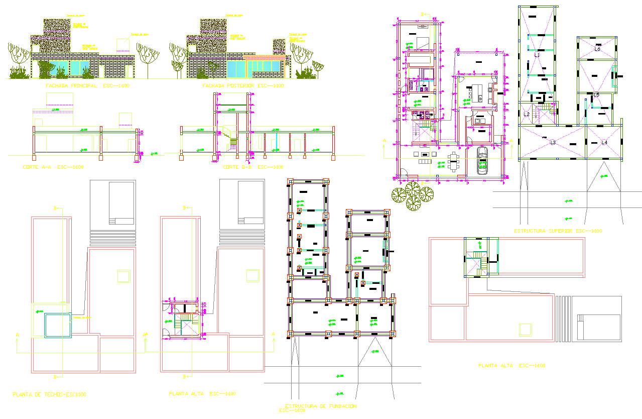 Modern house detail