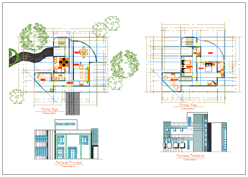 Duplex house plan