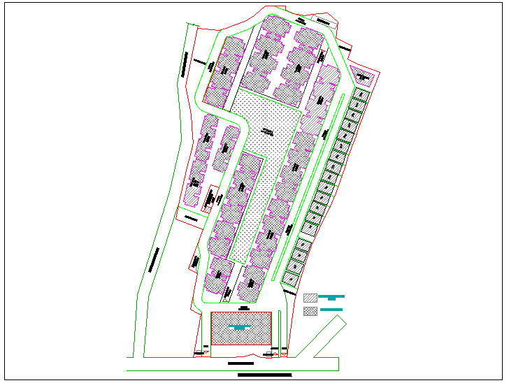 1,2 and 3 bhk appartment Layout plan