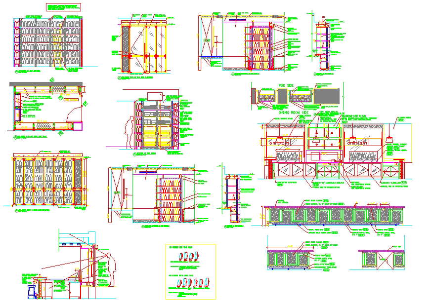 Plan Detail For Restaurant.