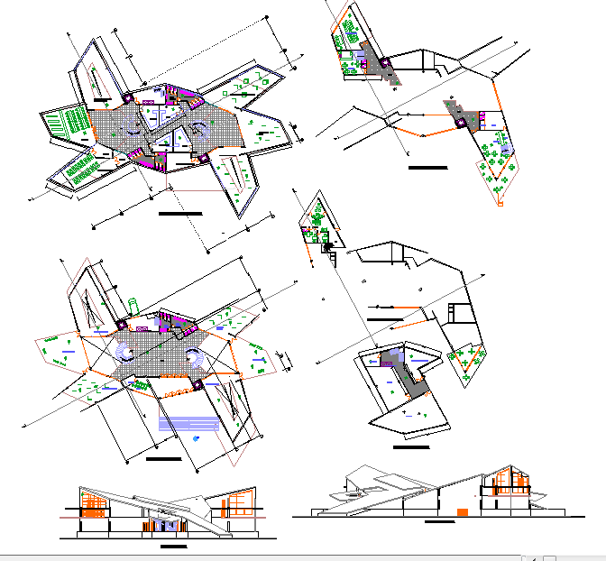 Modern Museum  plan detail