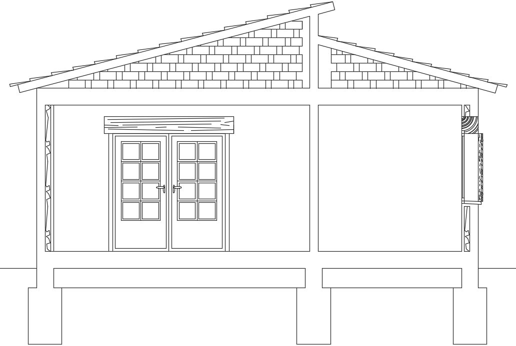 10x8m house building foundation cum column structural drawing