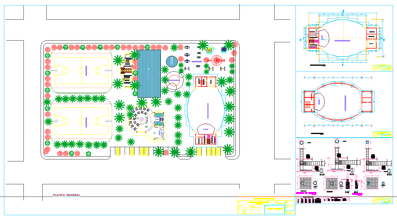 Recreational complex detail file
