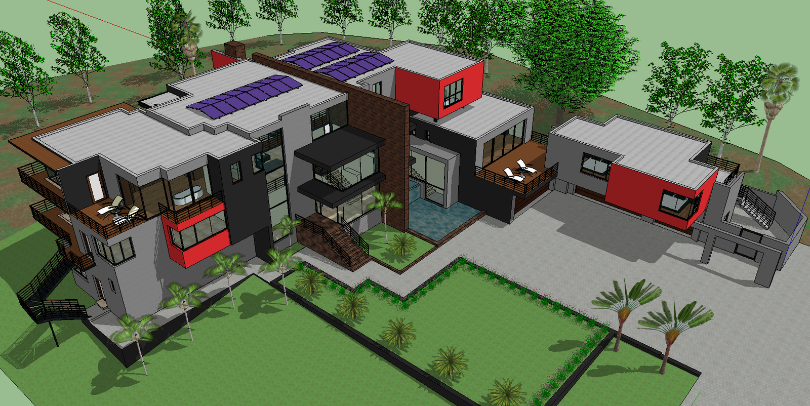 Stunning 3D Residence House Design Concepts