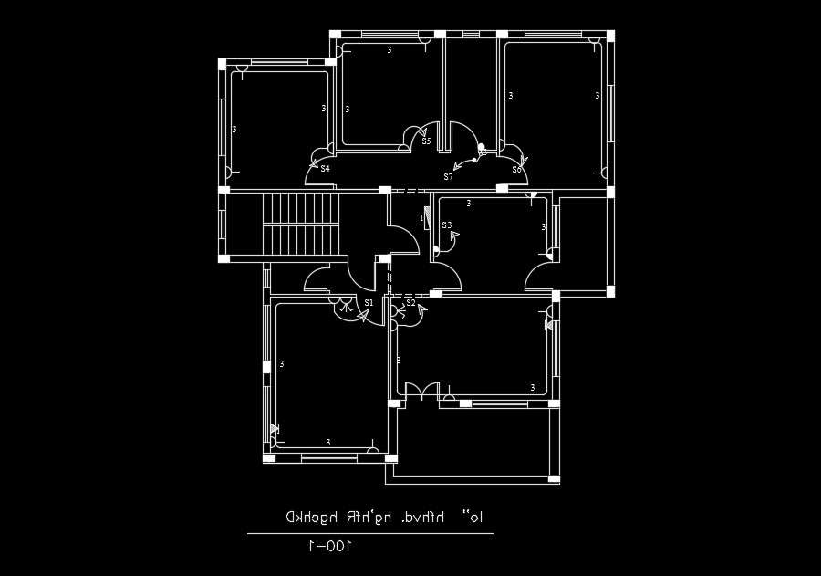 14x16m house plan of the electrical switch point detail drawing Download now