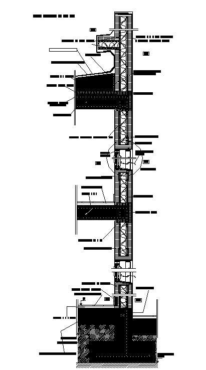 Building section detail