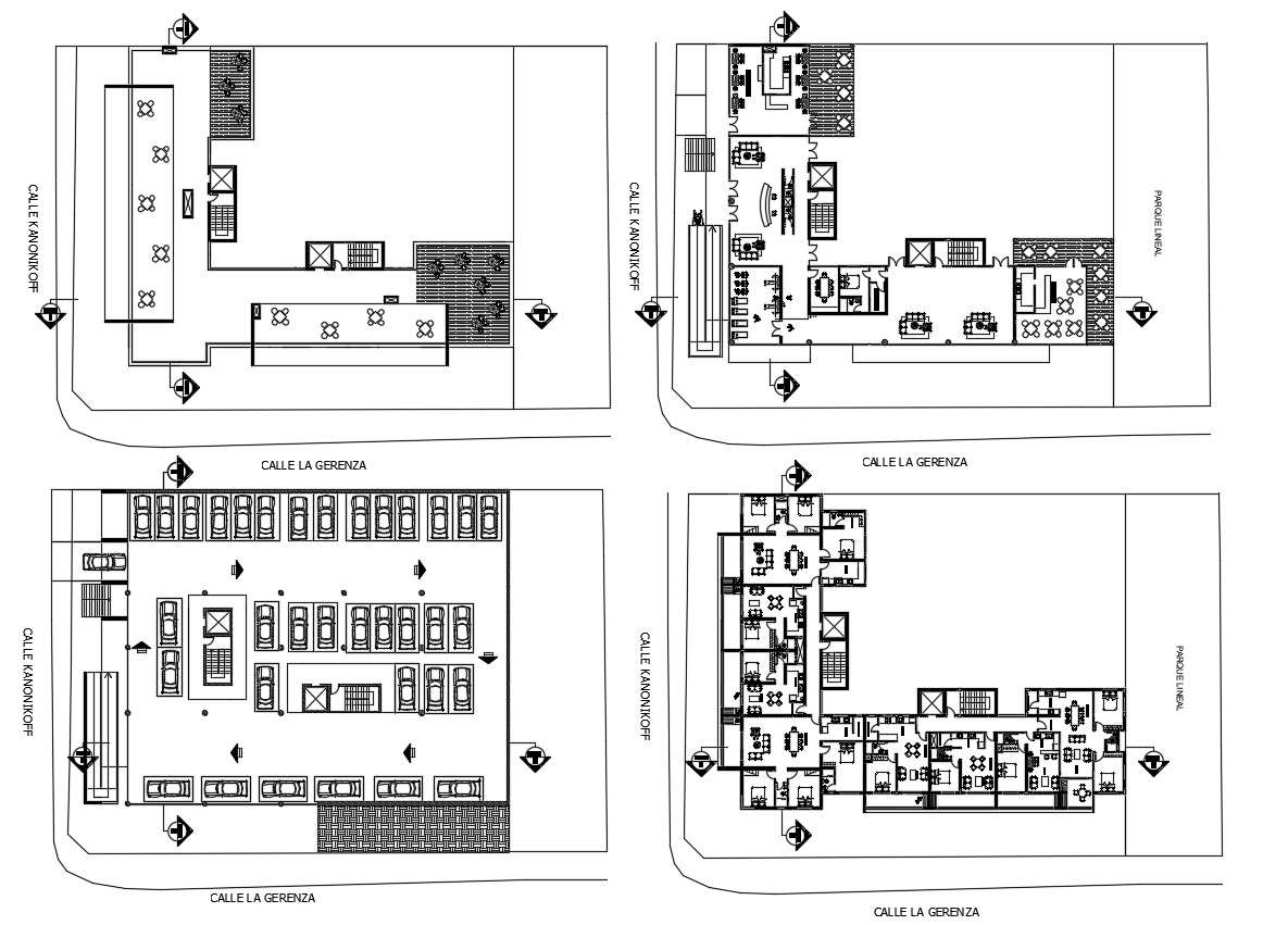 1 BHK, 2 BHK And 3 BHK House Apartment Plan CAD Drawing DWG File