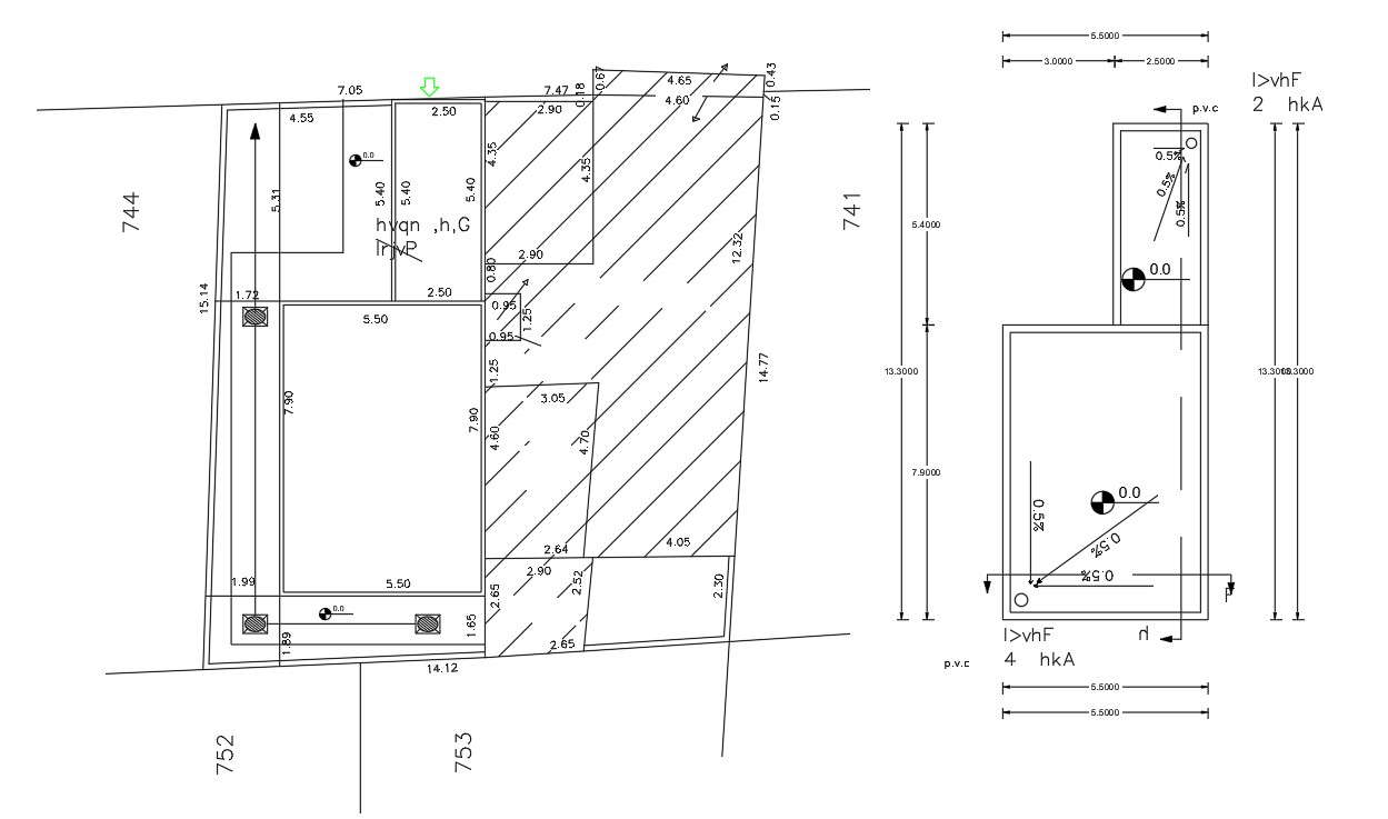 1 BHK Apartment Site Plot Plan (350 SQFT)