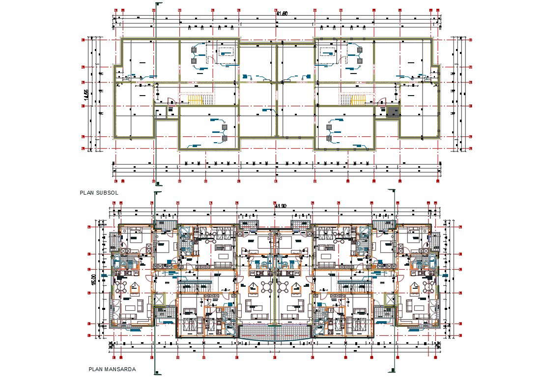 1 BHK architecture Apartment Floor Plan Drawing