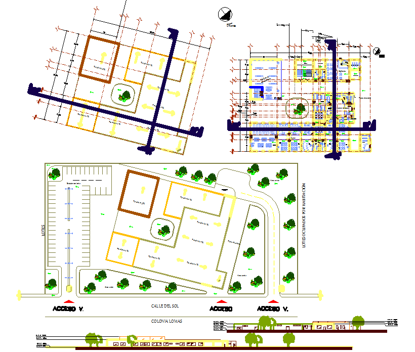 School of Graphicart Design Layout DWG Download