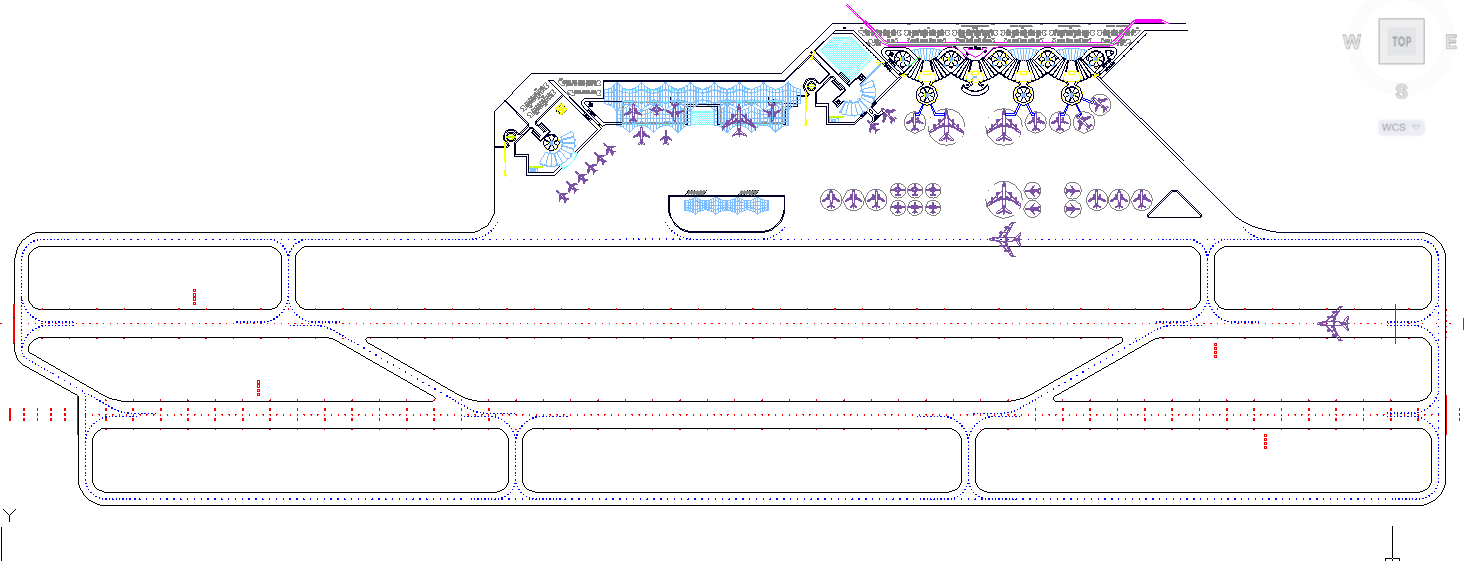 Airport plan detail DWG
