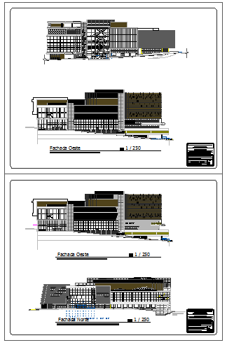 Shopping center design drawing 