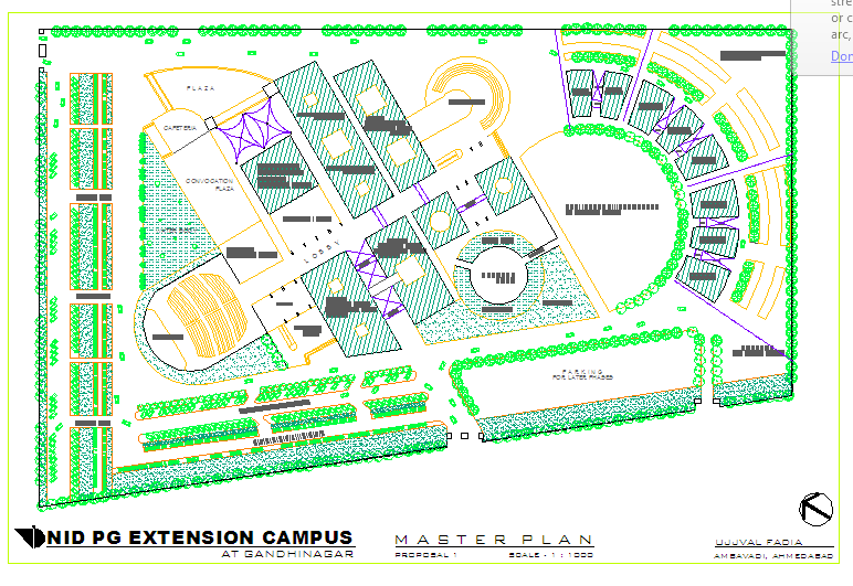 Landscaping lay-out