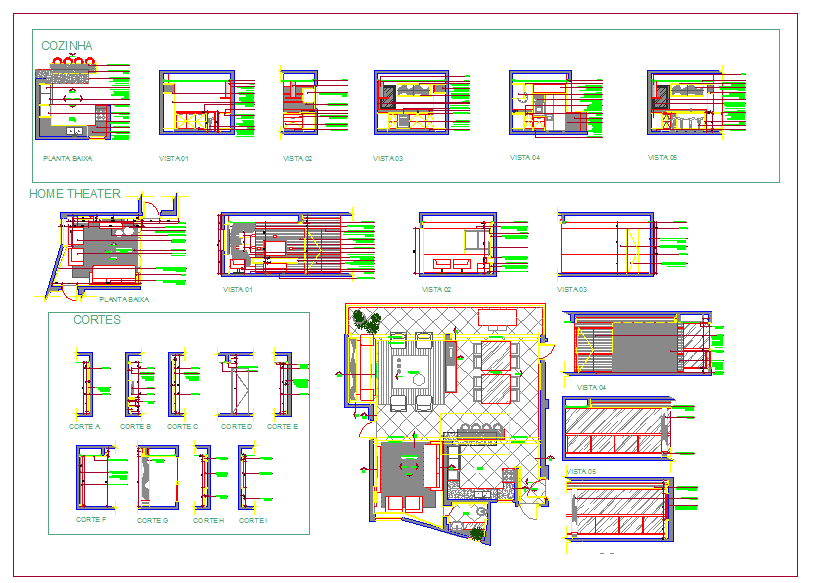 Home Theater Plan Detail
