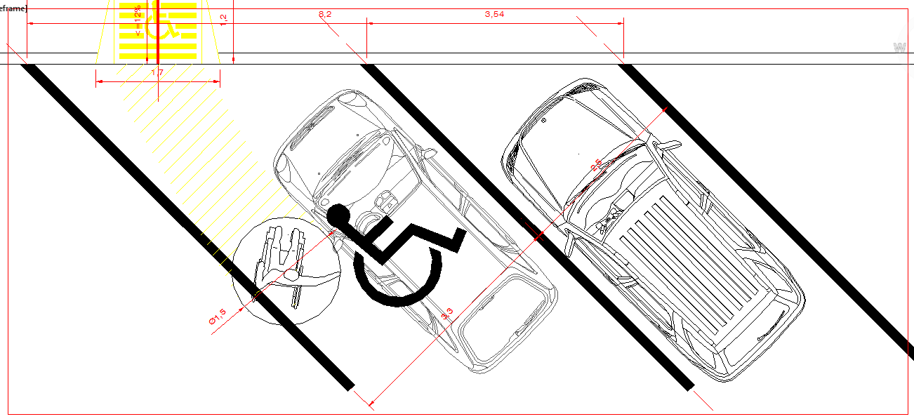 Car Parking detail plan