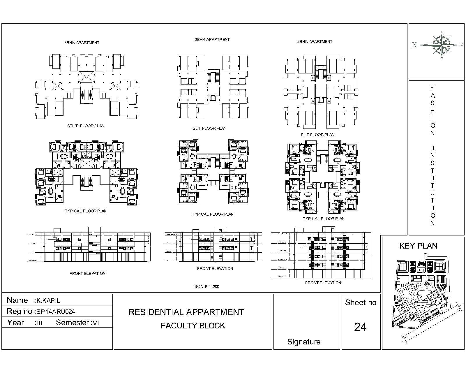 2, 3 bhk apartments