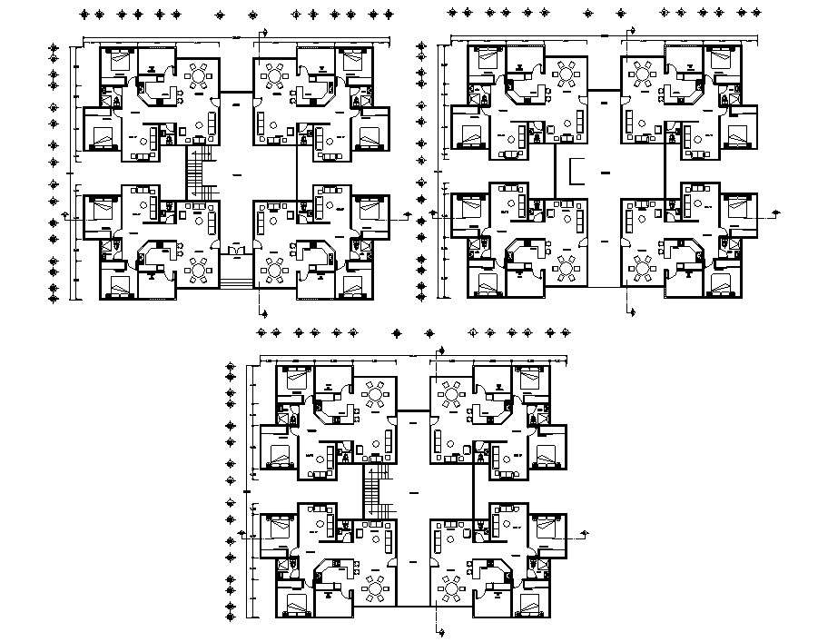 2 Bedroom Flat Plan Drawing