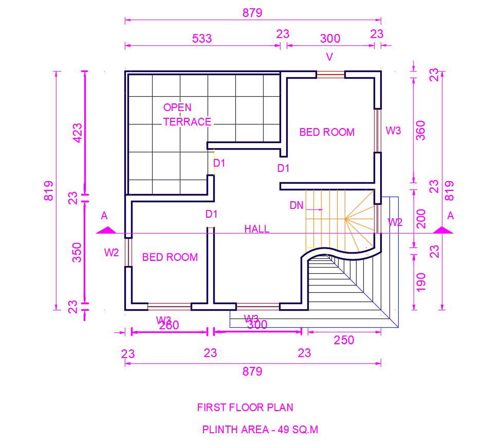 2 Bedroom House Plan 