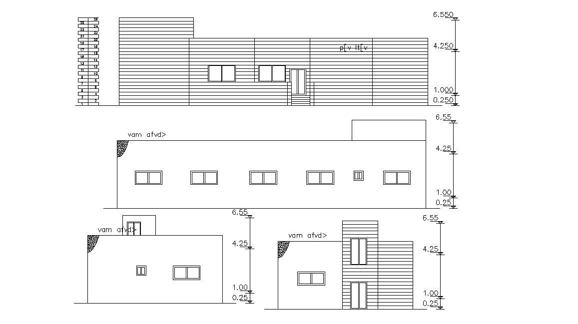 2200 Square Feet House Elevation Design