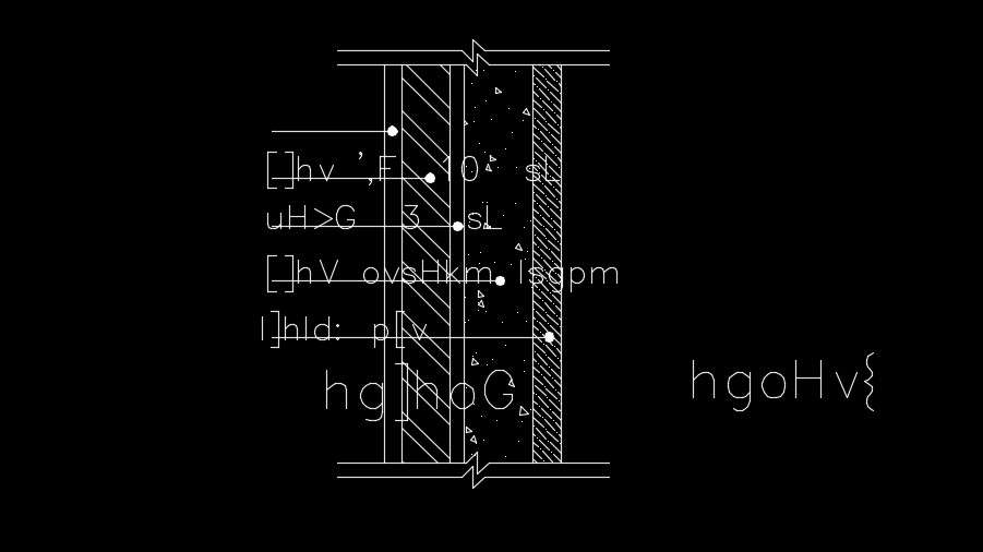 22x22m house plan of the column section