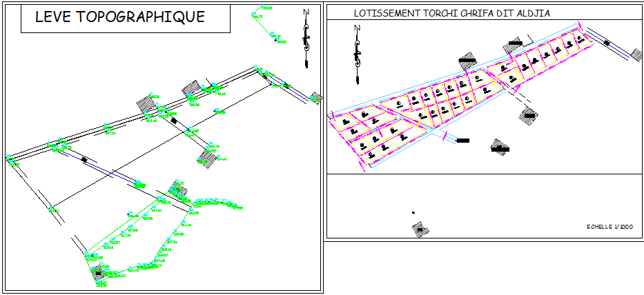 Topographic layout