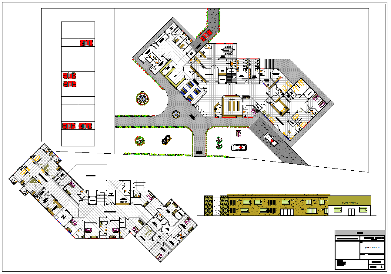 Clinic Plan Design Drawing