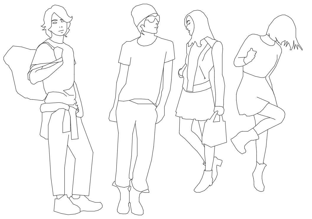 2D people Block Design