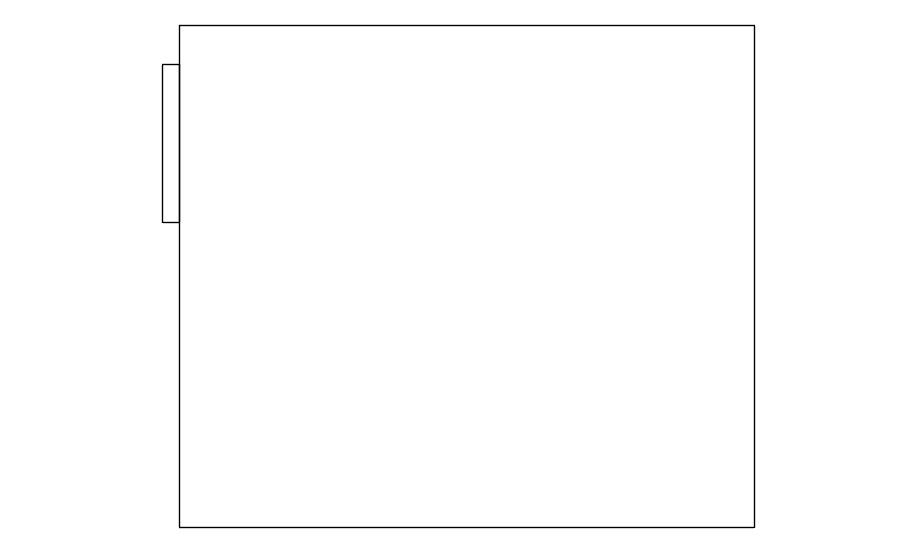 2D block of refrigerator in AutoCAD, CAD file, dwg file 
