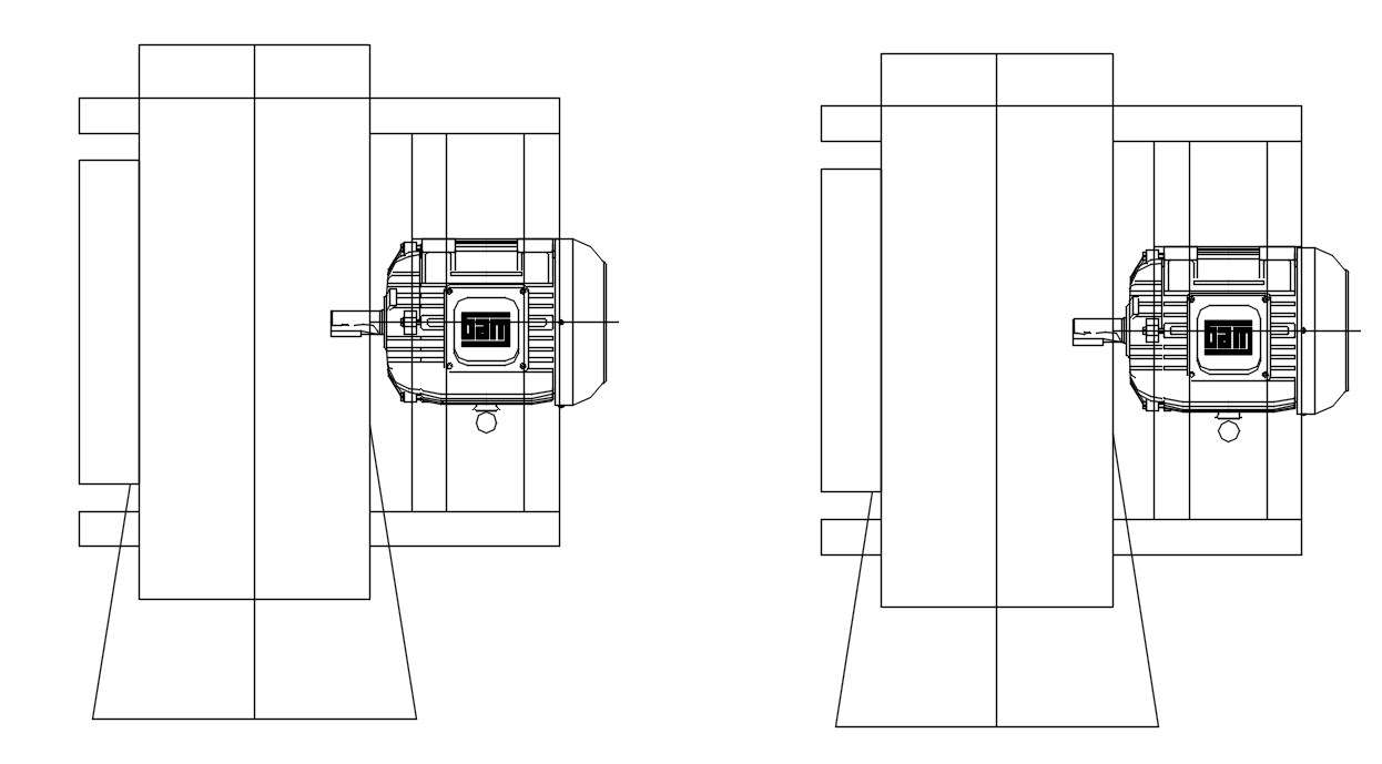 2D design of electric motor in AutoCAD drawing, CAD file, dwg file