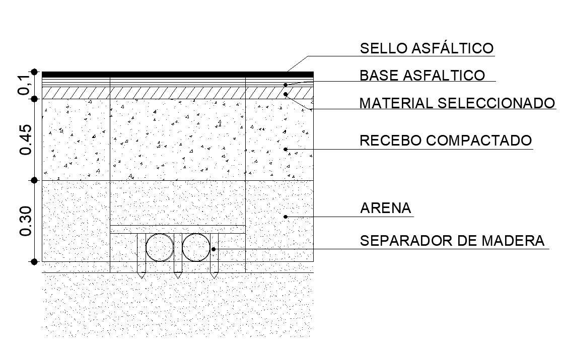 2D design of structure with wooden spacer detail in AutoCAD drawing, CAD file, dwg file
