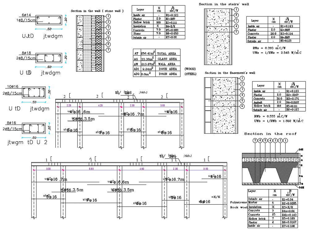 2 Storey House Plumbing And Electrical plan 