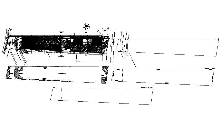 2 d cad drawing of articx plot Auto Cad software