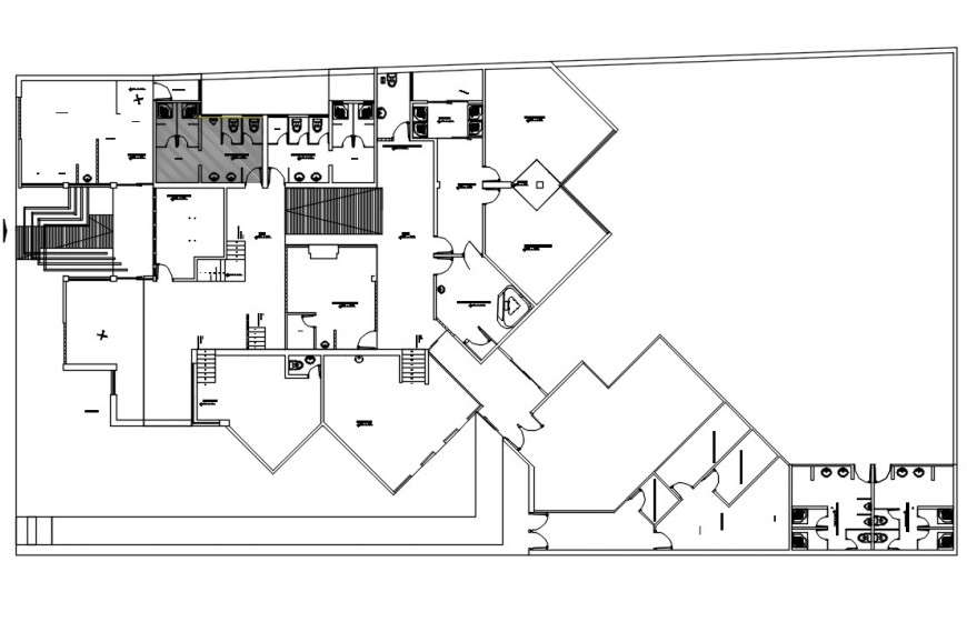 2 d cad drawing of office room  auto cad software