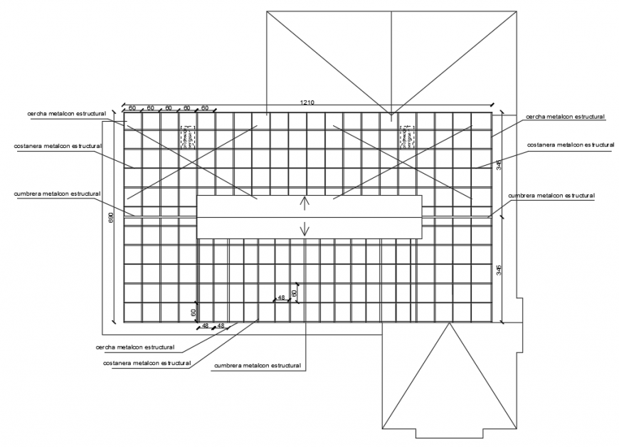 2 d cad drawing of structure plan auto cad software