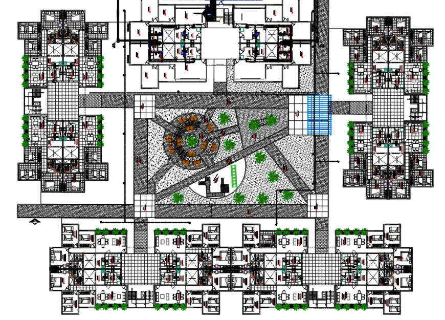 2 d cad drawing of urban house section auto cad software